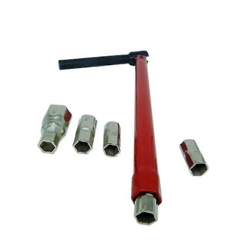 Faucet Wrench, Red8-13mm Faucet Installation Hand ToolSix Pieces