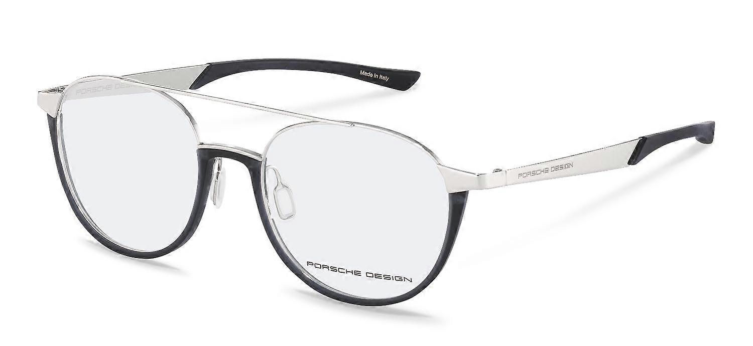 Oprawki do okularów Porsche Design P8389 C palladowe, niebiesko-szare 52/18/140 UNISEX