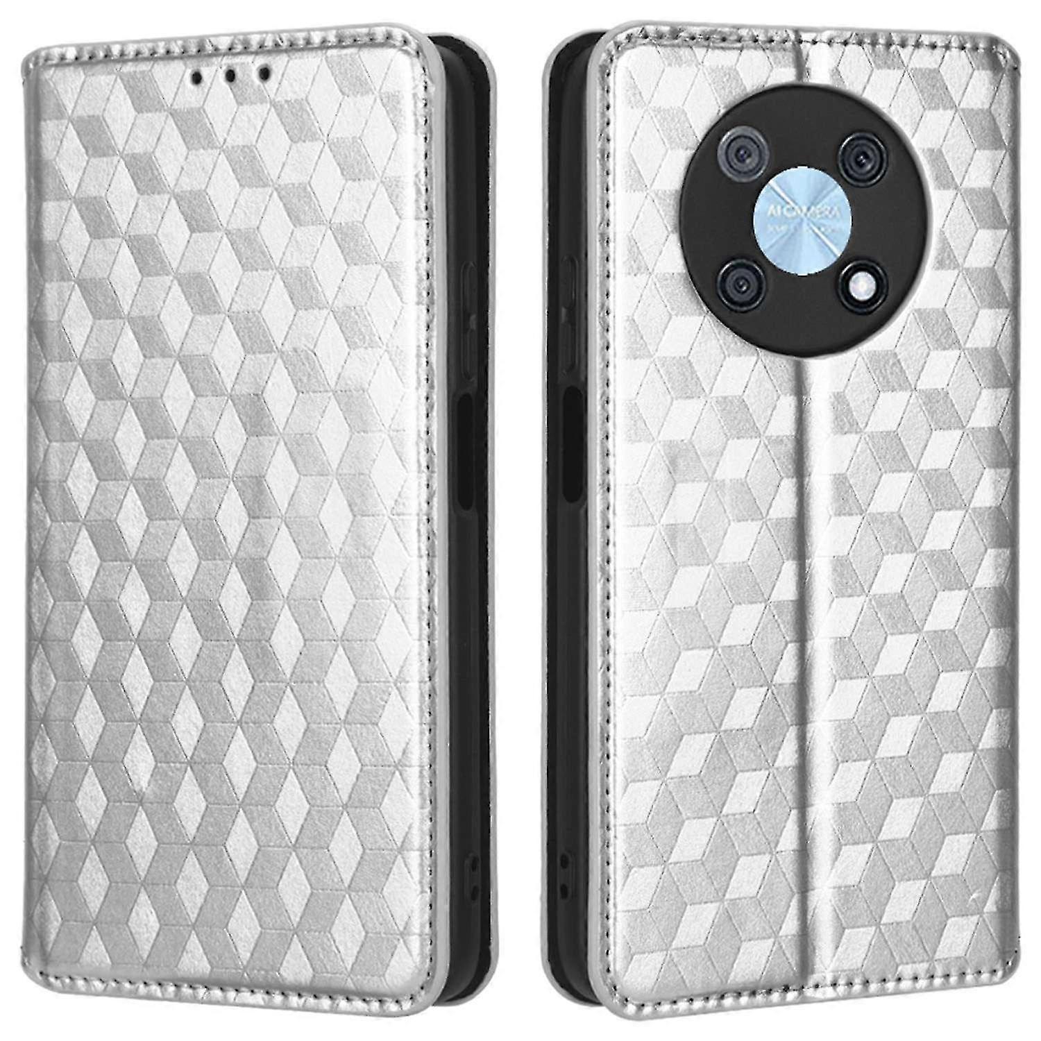 For 4G Phone with Imprinting Pattern Flip Case Stand Wallet Cover