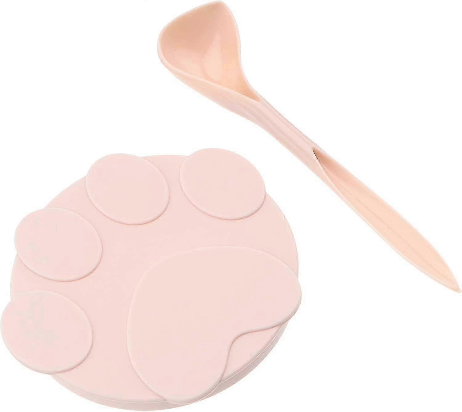 2023 - 1 Set of Silicone Can Cover with Pet Food Spoon for Canine Feeding