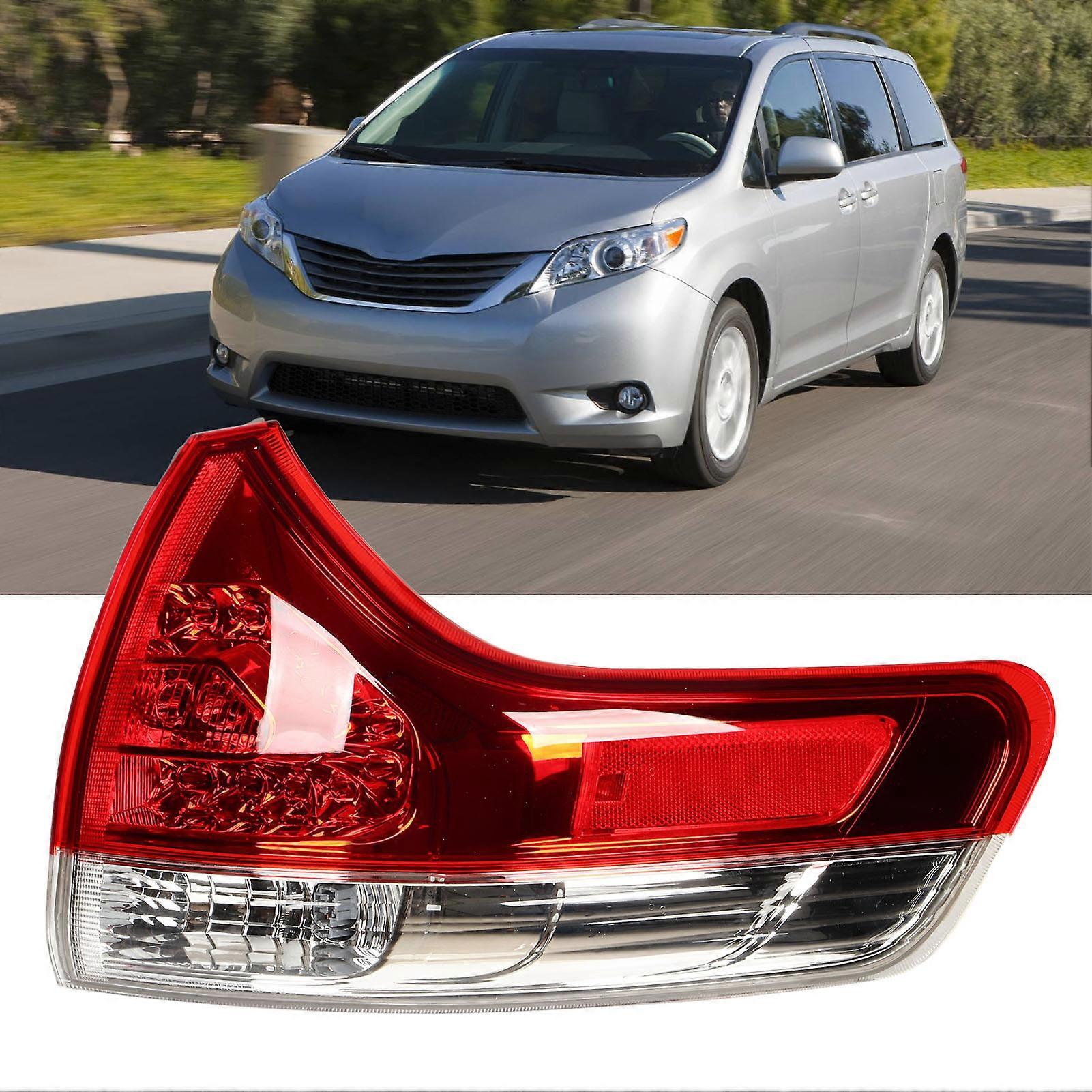 Tail Light Assembly IP67 Waterproof Super Bright Rear Brake Signal Lamp Replacement for Sienna 2011 to 2014 Right: 81550‑08030 8155008030 