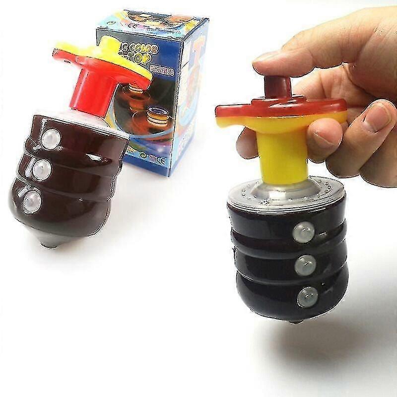 Tongina 3 Sets Kids Luminous Spinning Top Light Up Flashing
