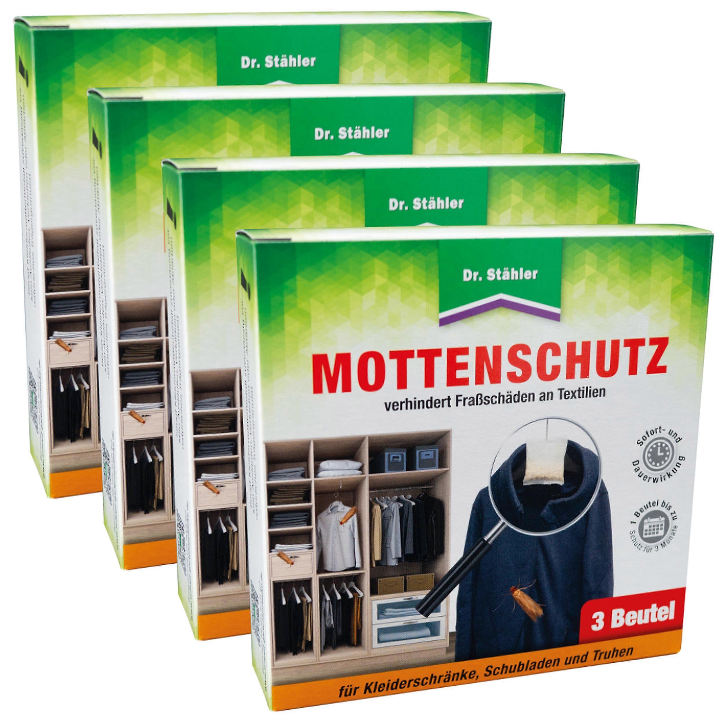 4 x DR. STÄHLER Møllmiddel, 3 poser