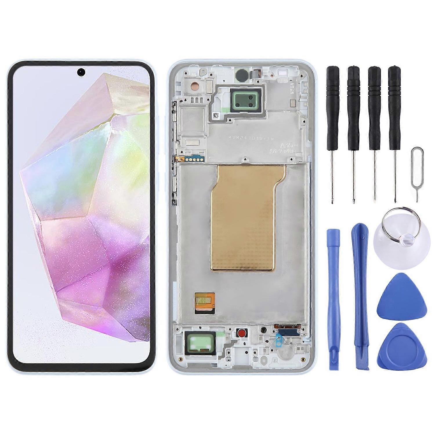 For Samsung Galaxy A35 SM-A356B OLED LCD Screen with Frame