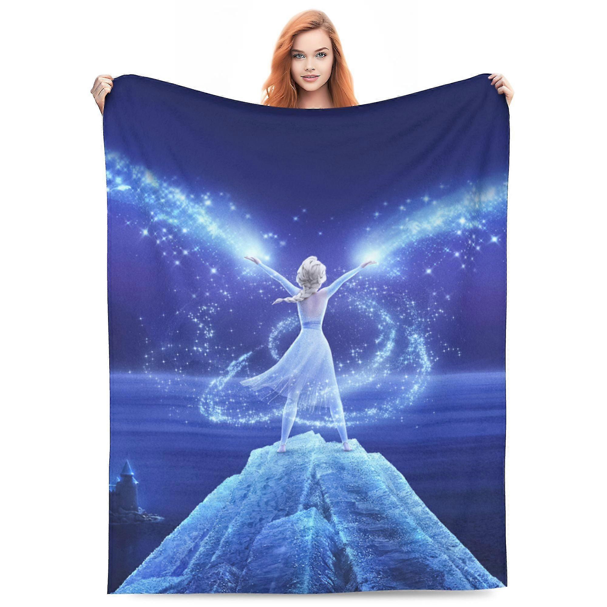 Lightweight Super Soft Fleece Throw Blanket - Warm Cozy Cartoon Design for Kids and Adults