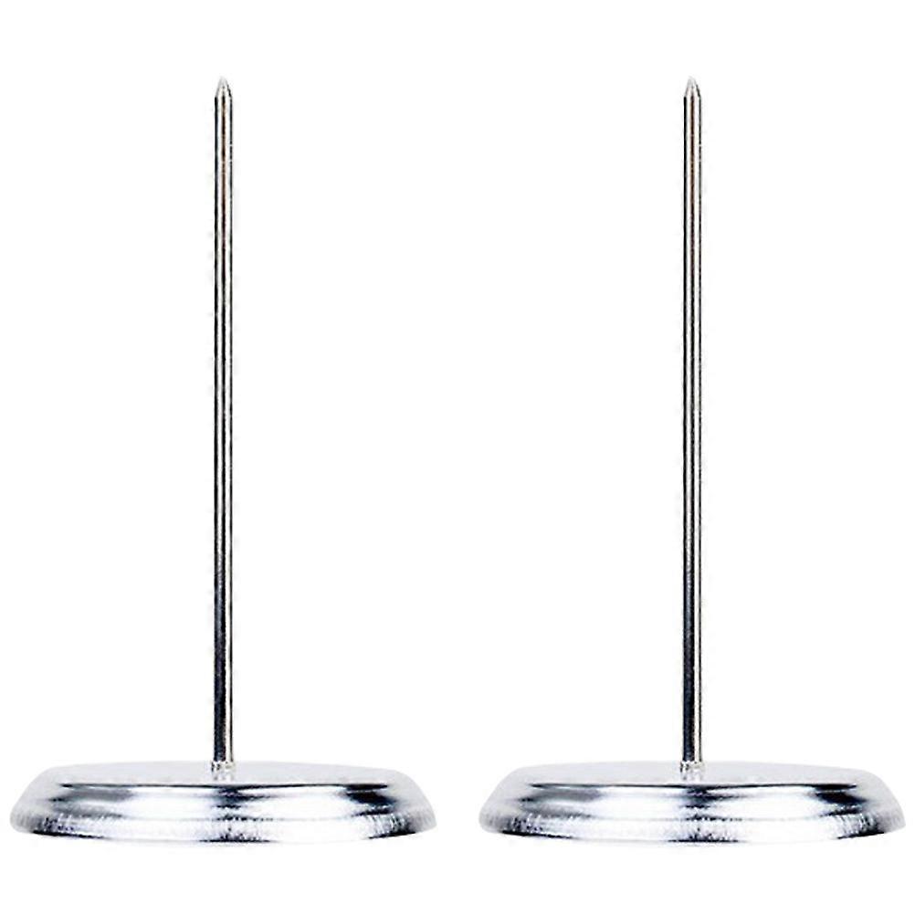 حامل إيصال لحامل مذكرة معدنية للمطعم سبايك لبنك المكتب 2 قطعة