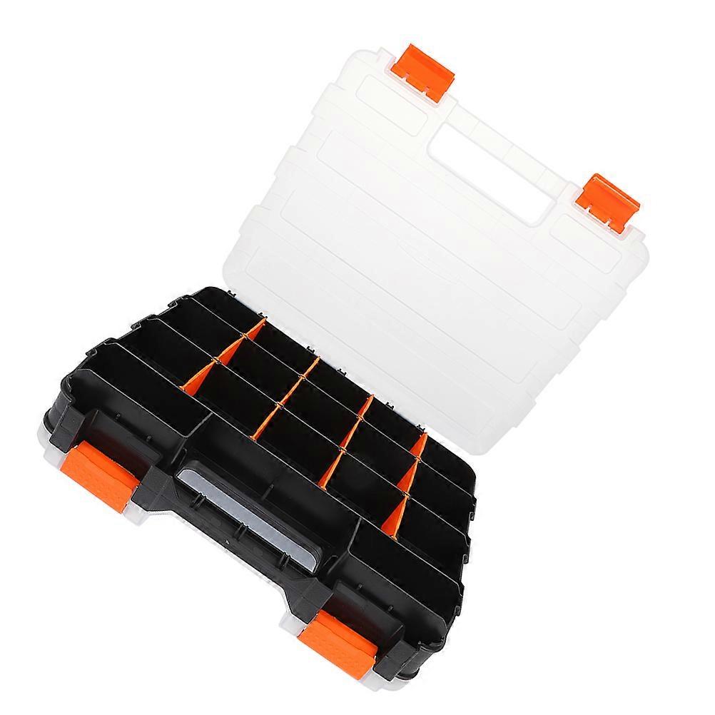 The **Double Sided Tool Storage Case with Removable Dividers** is a practical and efficient solution for organizing small hardware and craft items
