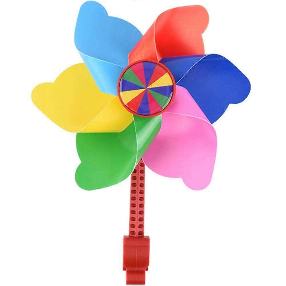 Bicycle Windmill Wind Chime Children's Bicycle Handlebar Flower Pinwheel for All Bicycles, Scooters, Tricycles, Pushchairs and Buggies