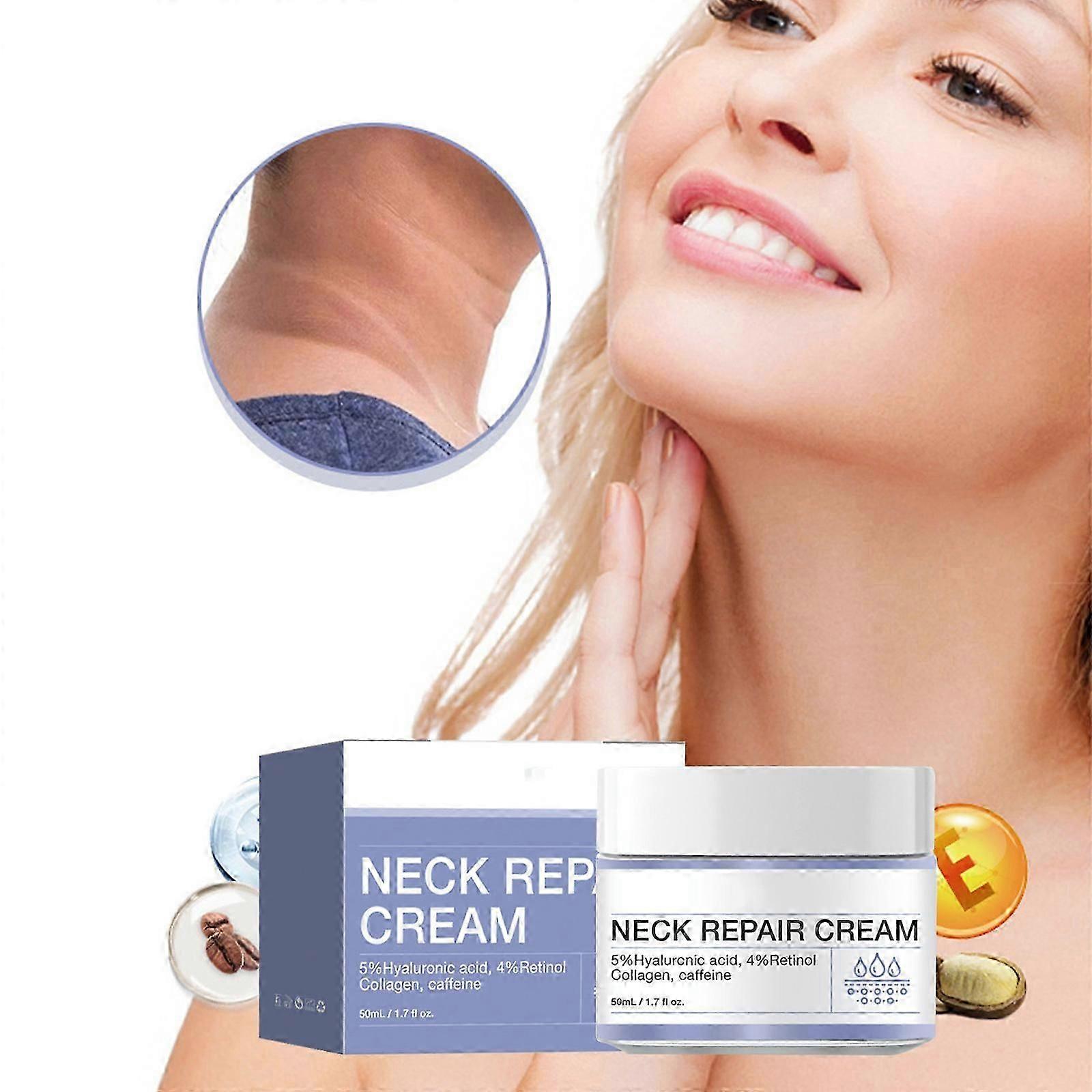 كريم شد الرقبة ، كريم الرقبة المضاد للشيخوخة لشد البشرة والتجاعيد لتوحيد لون البشرة وشد الرقبة