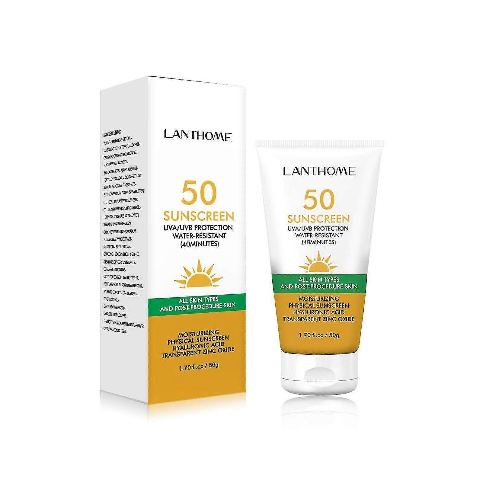 Sunscreen SPF 50+, Tinted Sunscreen, Mineral Sunscreen, Sunblock, Hydrating Body & Face Sunscreen Spf 50, UVA & UVB Protection, Waterproof & Sweatproo