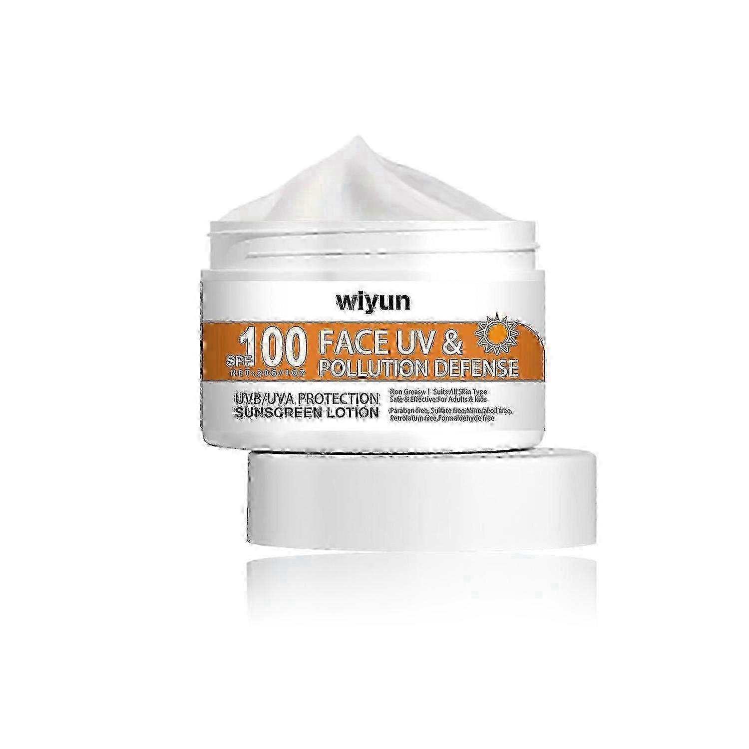 Wiyun Lightweight UV Protection Cream for Outdoor Use Non-Sticky & Refreshing Moisturiser
