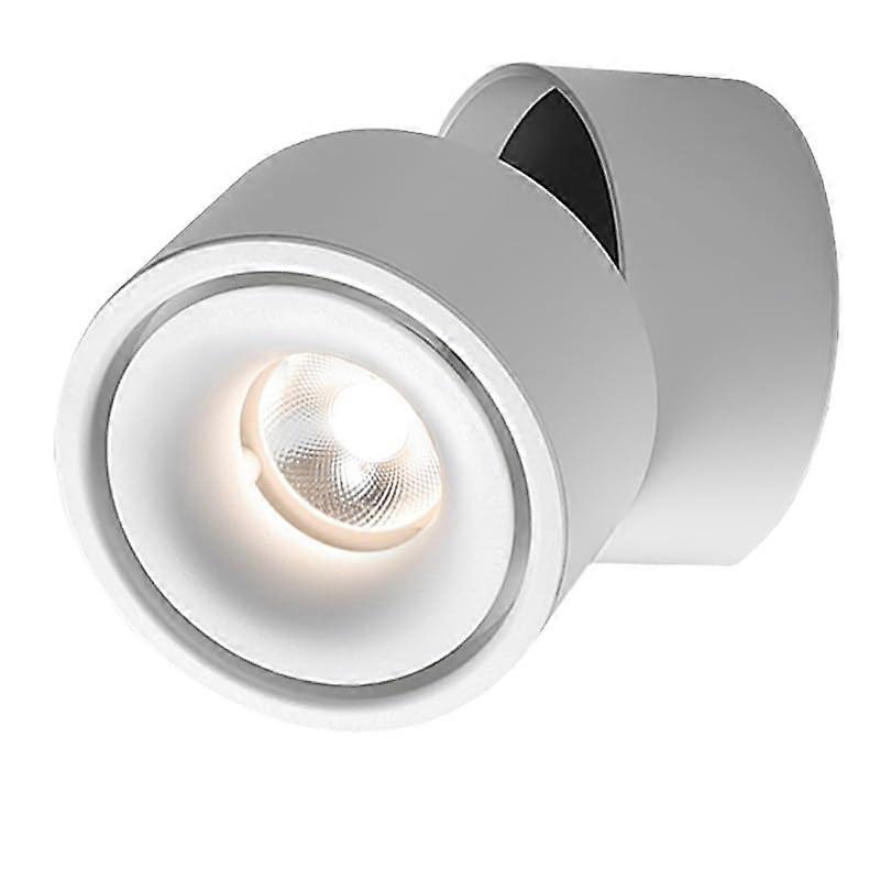 10W LED Wall Light Indoor Round Up Down Adjustable 360° Rotating Warm White Reading Lamp Modern Aluminium Bedside Lamp