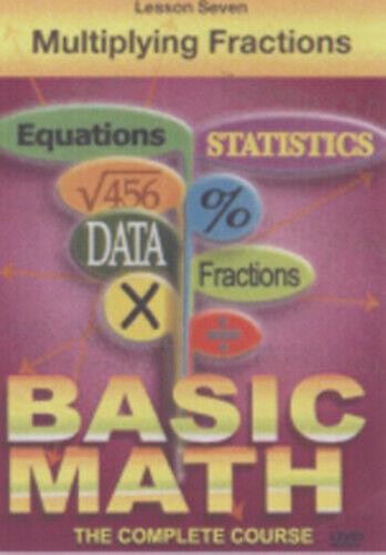 Basic Maths Multiplying Fractions DVD (2008) Murray Siegel cert E - Region 2