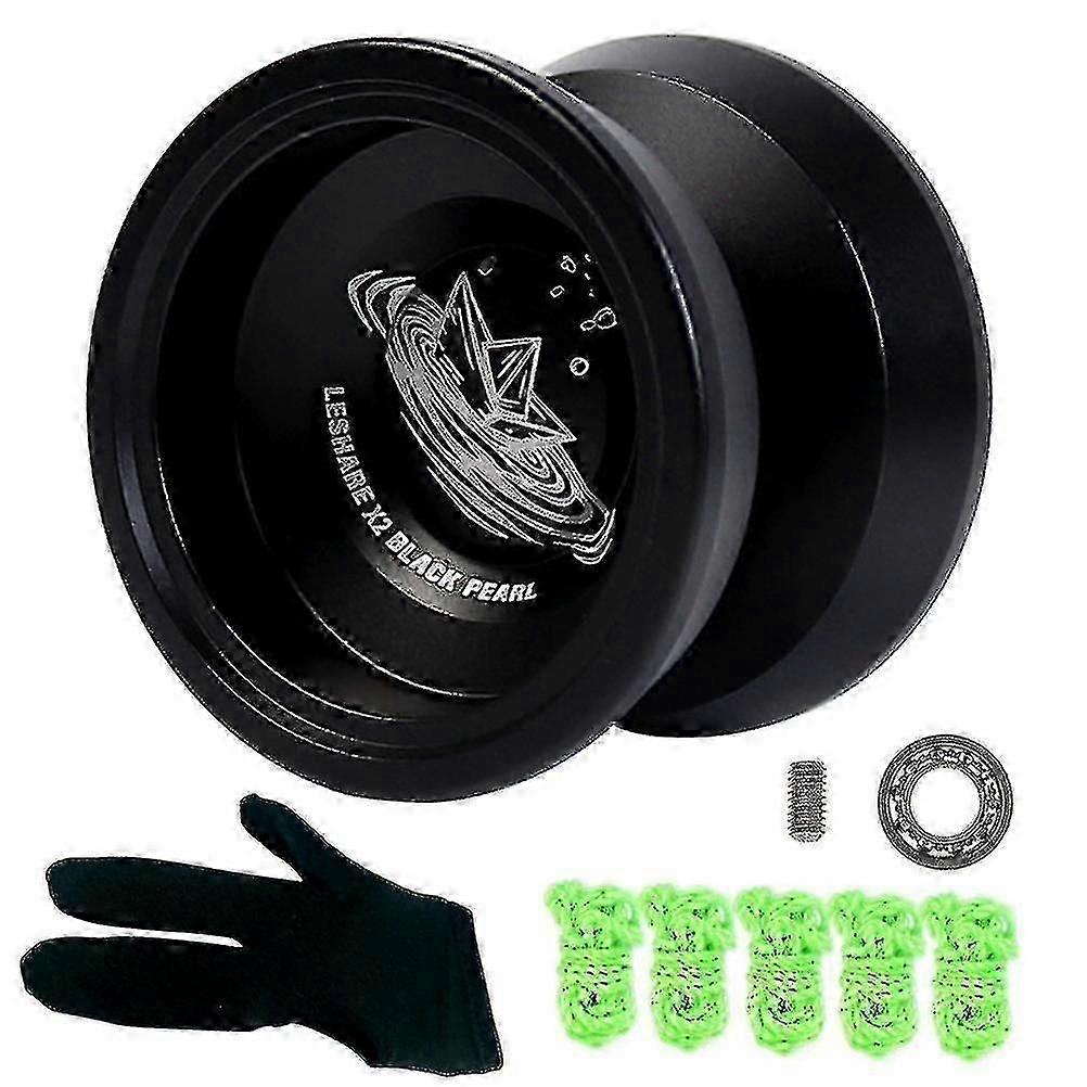 Professional Aluminum YoYo For Kids Beginners Gift Set With Glove And 5 Strings Starter Pack