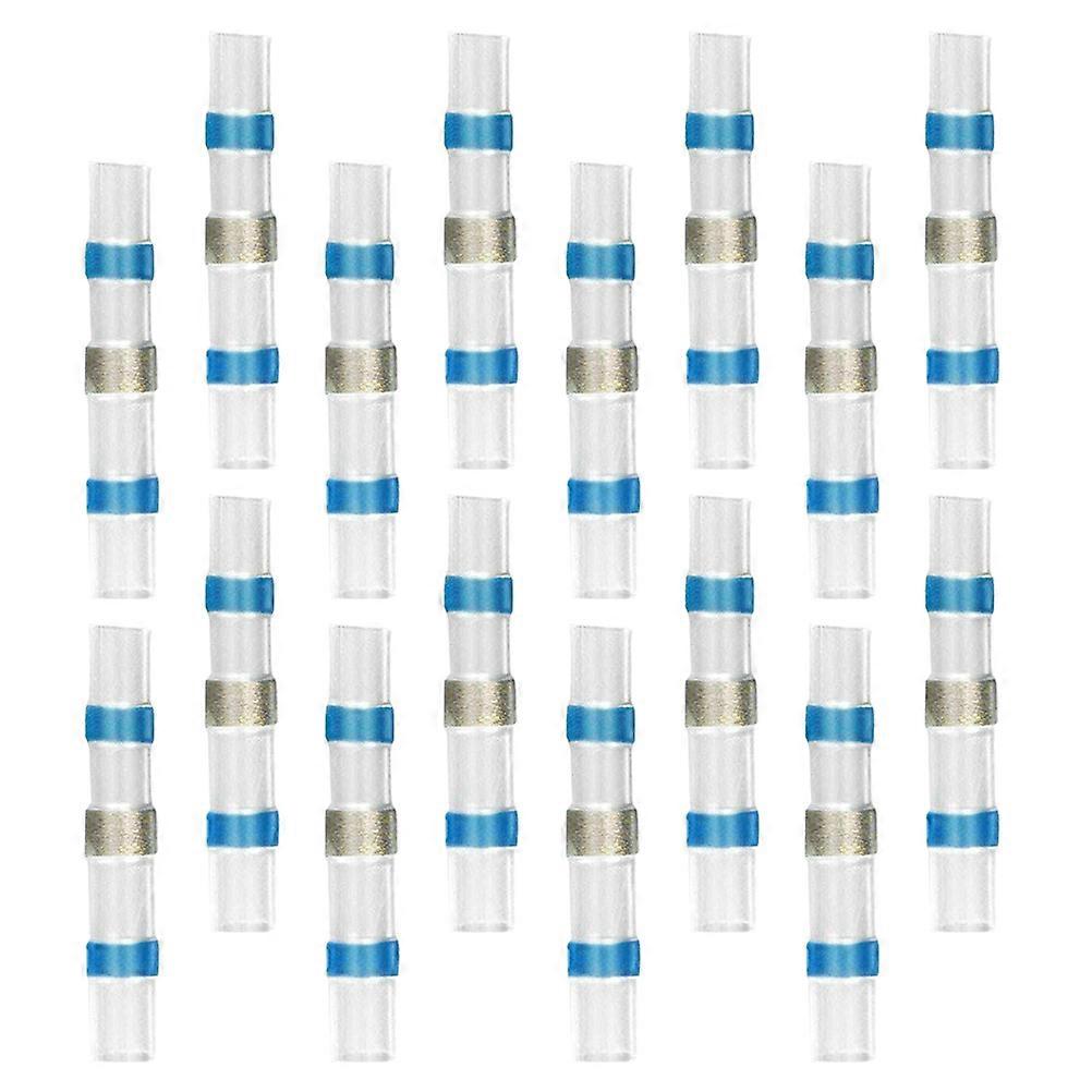 Blue PE Heat Shrink Tubing Connectors for Wiring Connections 100pcs Kit
