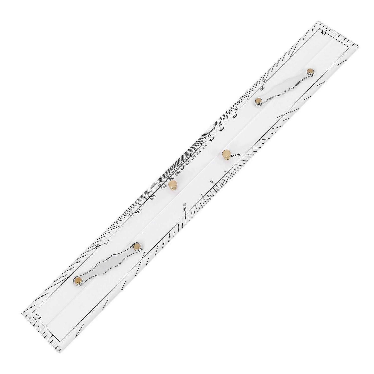 Marine Ruler Parallel Ruler Nautical Charts Parallel Ruler Mapping Points To Pull Parallel Ruler 600MM js