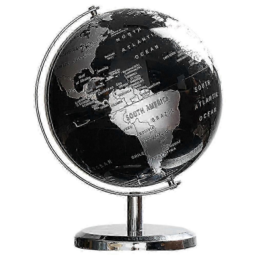 World Globe Constellation Map Globe for Home Table Desk Ornaments Gift Office Home Decoration Accessories(Black) JP