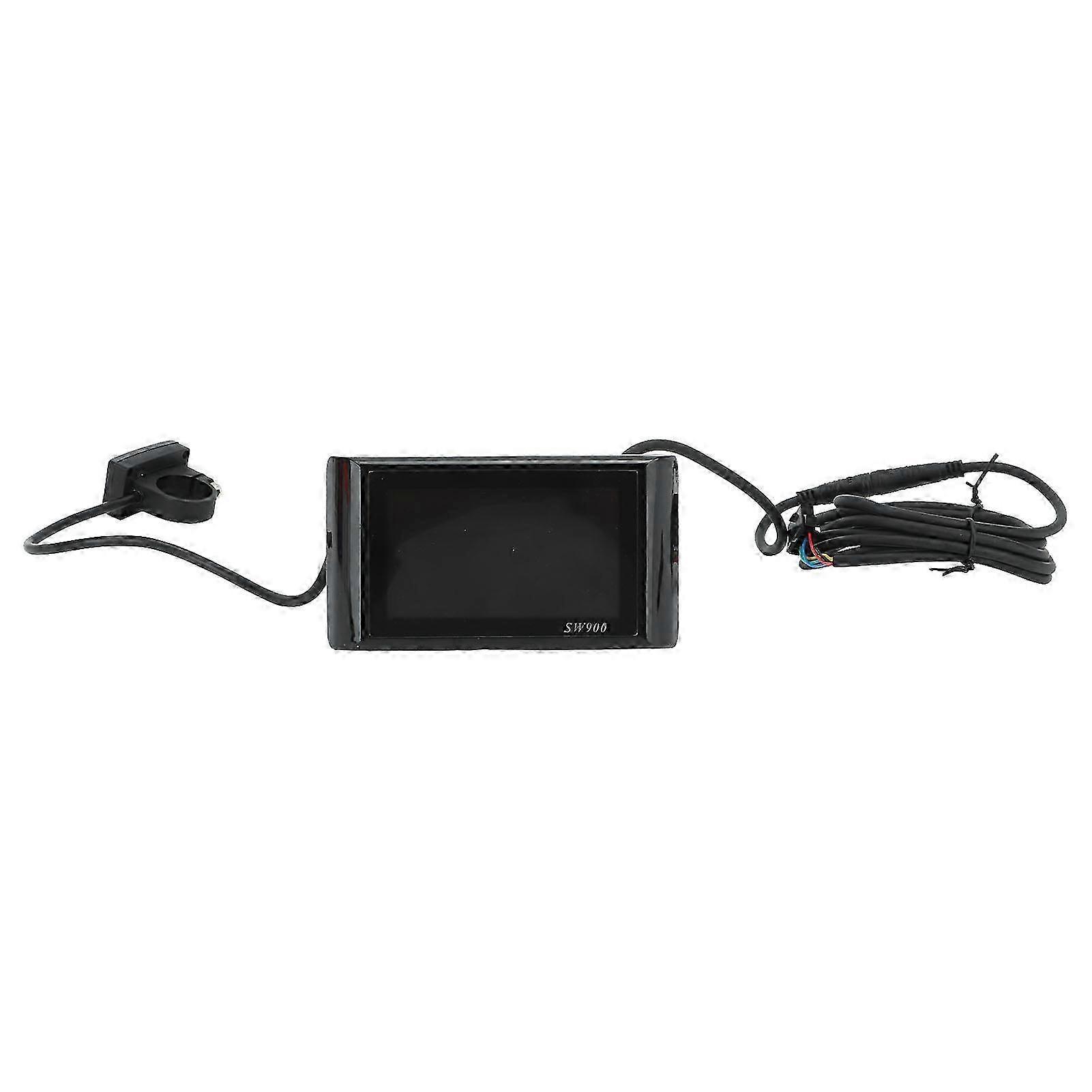 SW900 Electric Bike LCD Display - Meter Control Panel for E-Bikes and Scooters hwy