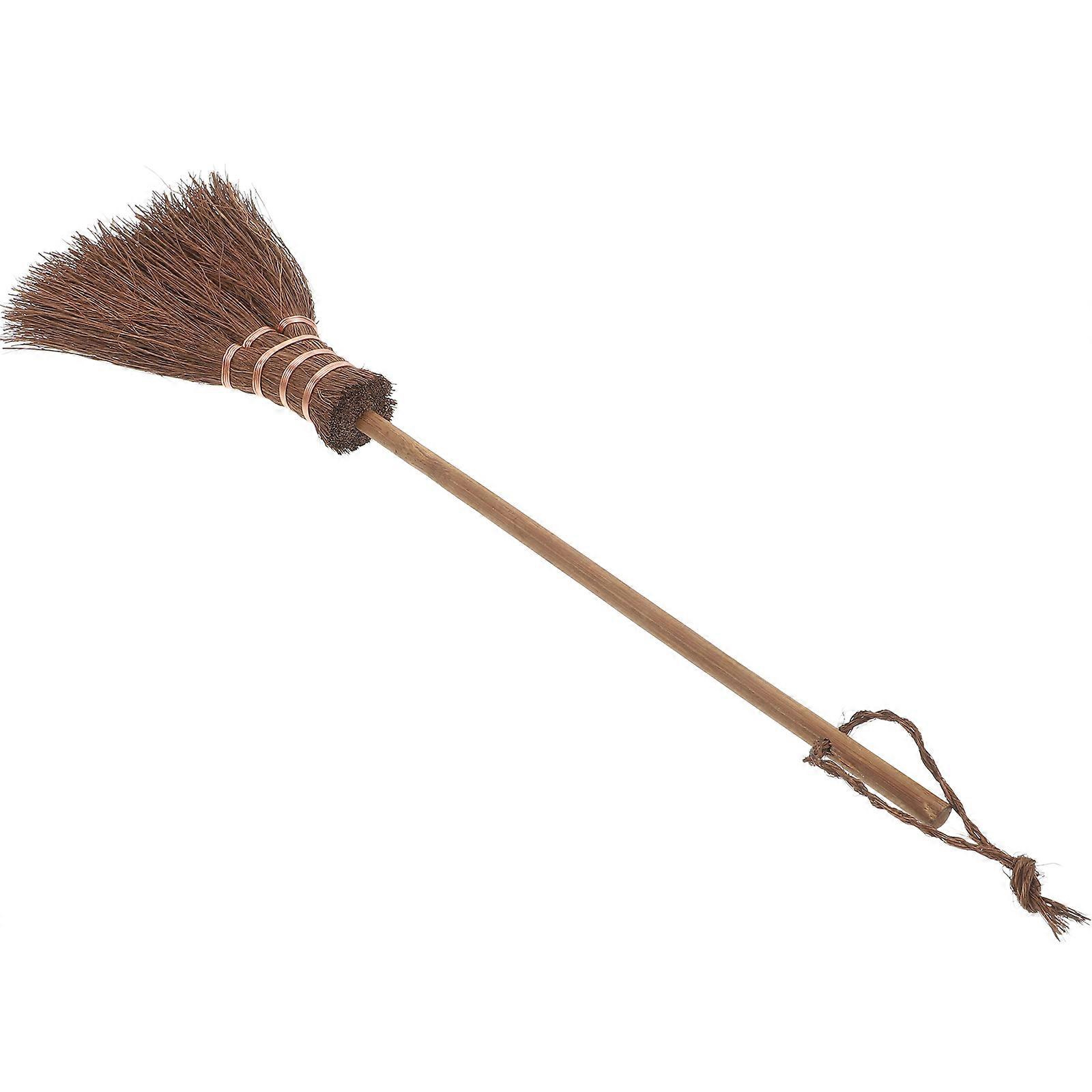 Sweeping Tea Tray Brush Coffee Color Wooden Handle For Kitchenware Indoor 1Pcs