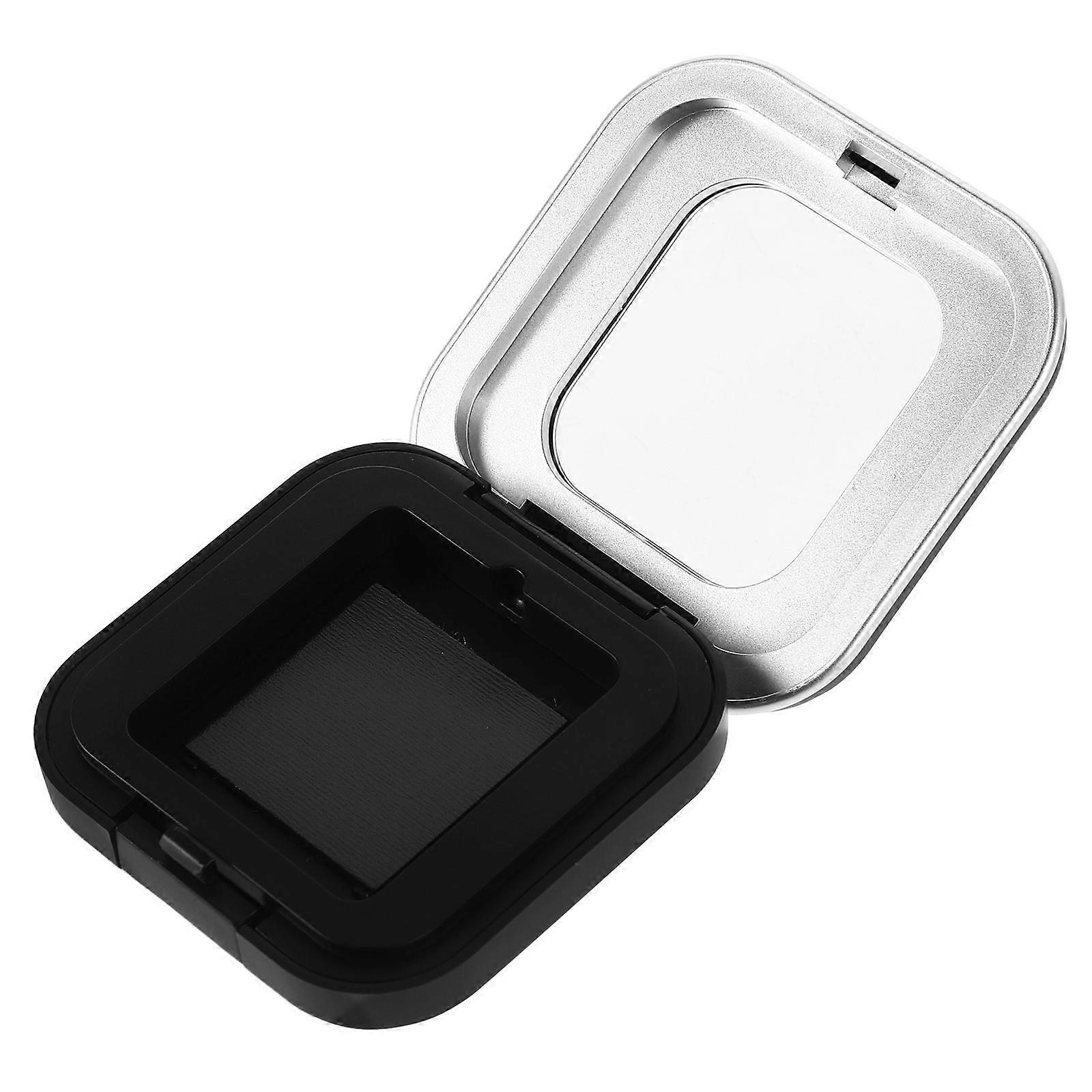 Refillable Loose Powder Storage Container Travel Compact Makeup Organizer Magnetic Plate Eyeshadow Blush Highlighter Durable Portable Design
