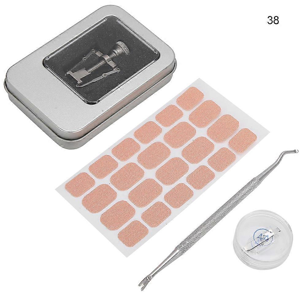Ingrown Toenail Correction Patch Ingrown Nail Corrector Nail Insert Buckle Dead Skin Fork Kit38
