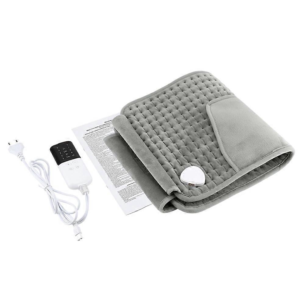 Electric heating waist pad with LCD controller, 10 heating levels, 4 modes, timer for back, abdomen, leg, body, EU plug.