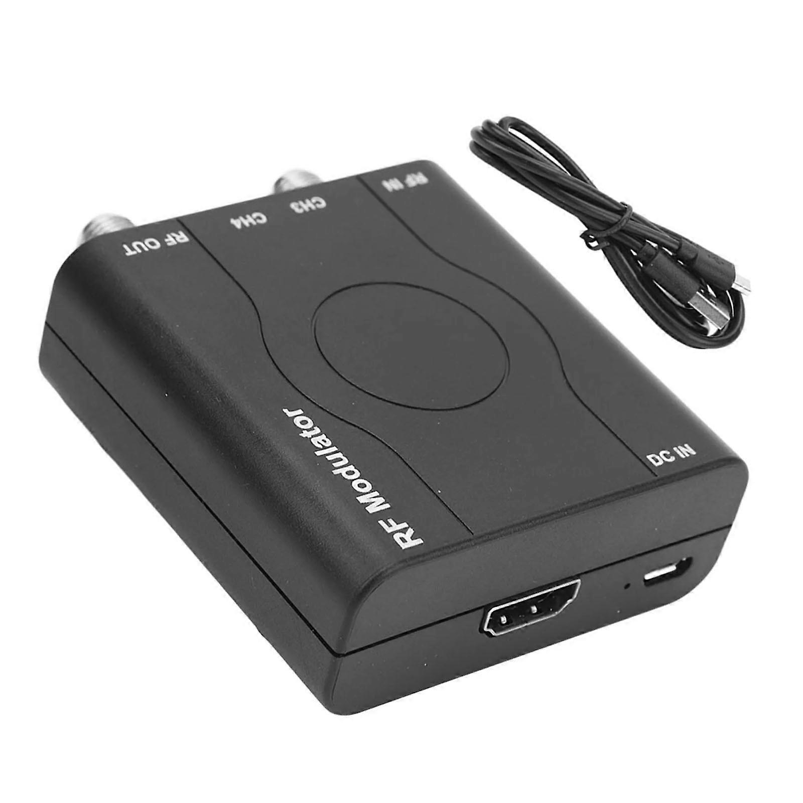 Coaxial RF Modulator With 1080P High Resolution Technology Suitable For Clear Video Signal Output NTSC Format & HDCP 1.4 Multicolor