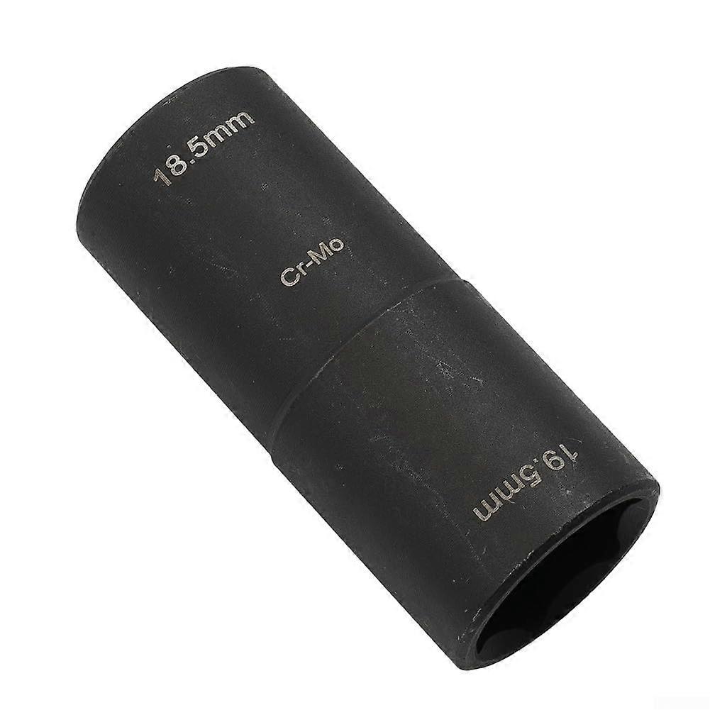 Flipdesign wrench tool for missing or distorted caps, works with extended shaft tools.