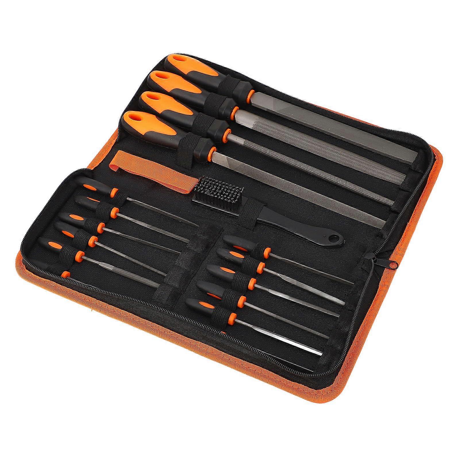 Stal T12 Set Professional: 18 Pieces Metal Tool for Manual File for Wood Project, Ideal for Carpenter Enthusiasts