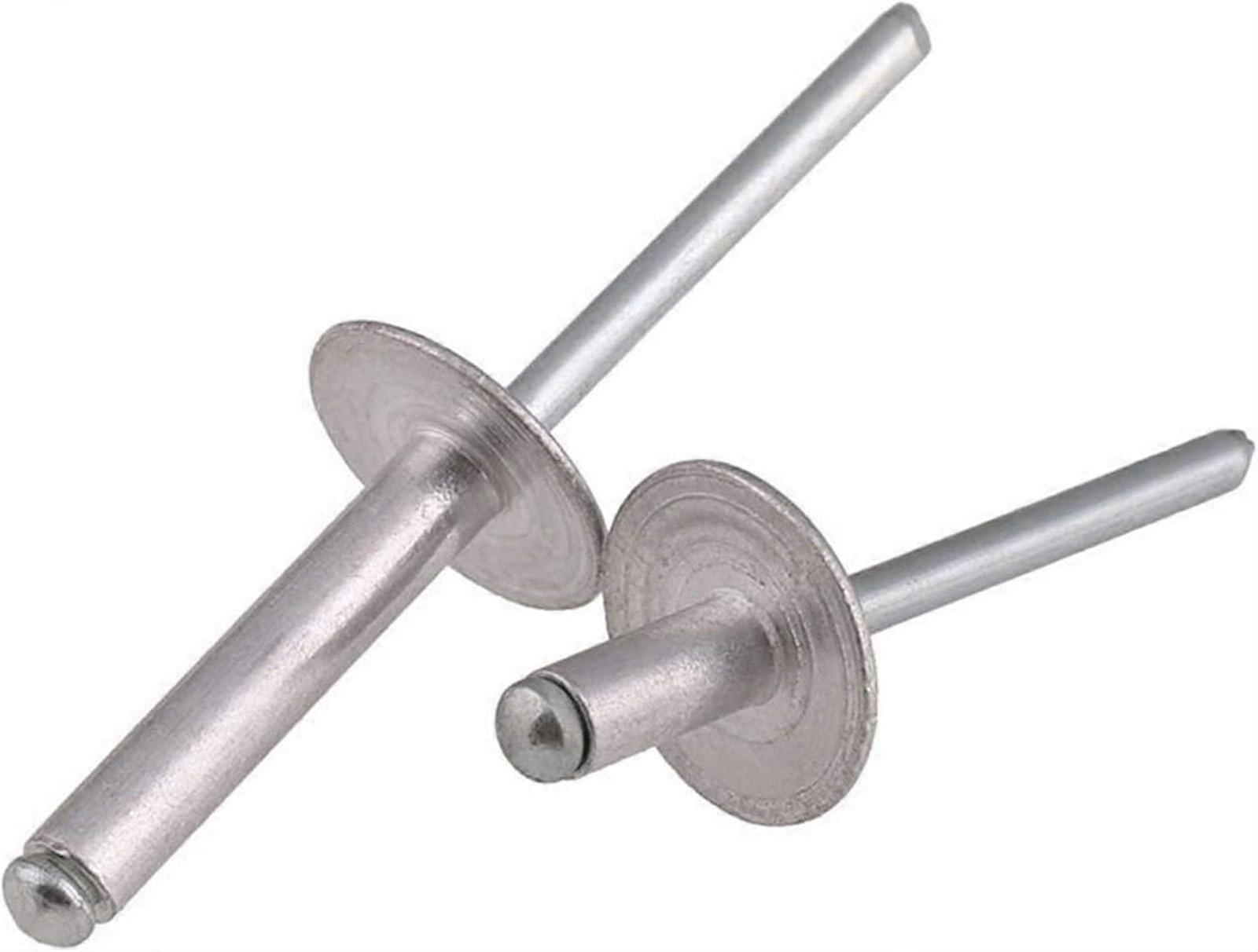 Fastening rivets, nuts, screws, bolts, large cap aluminum blind rivets, M5825, 50 pieces (16mm).