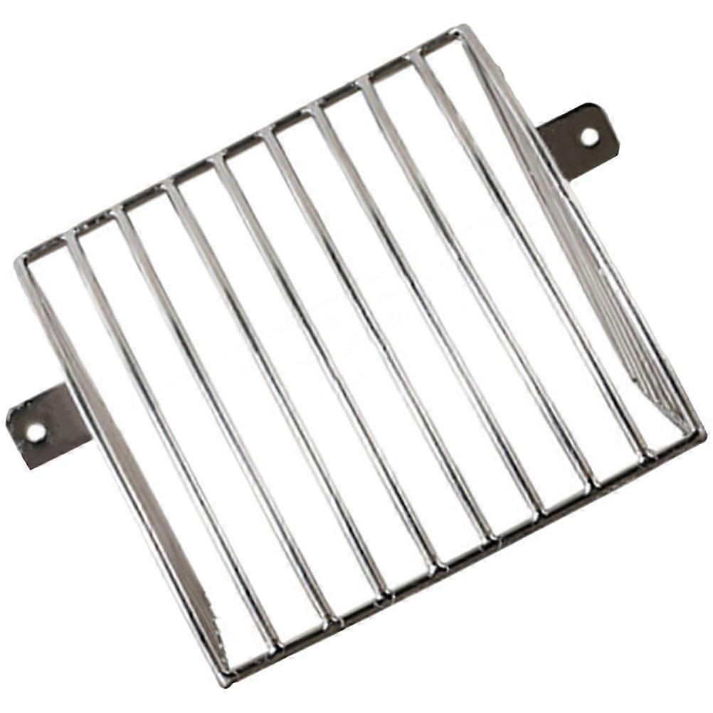 Gutter Guard Anti-Blocking Filter Screen Balcony Strainer Silver 15.5x12cm Drainage System Protection 1Set
