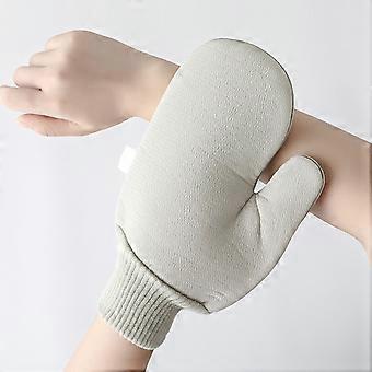 Solid Color Double-sided Soft Skin Non-slip Gloves Bath Brush