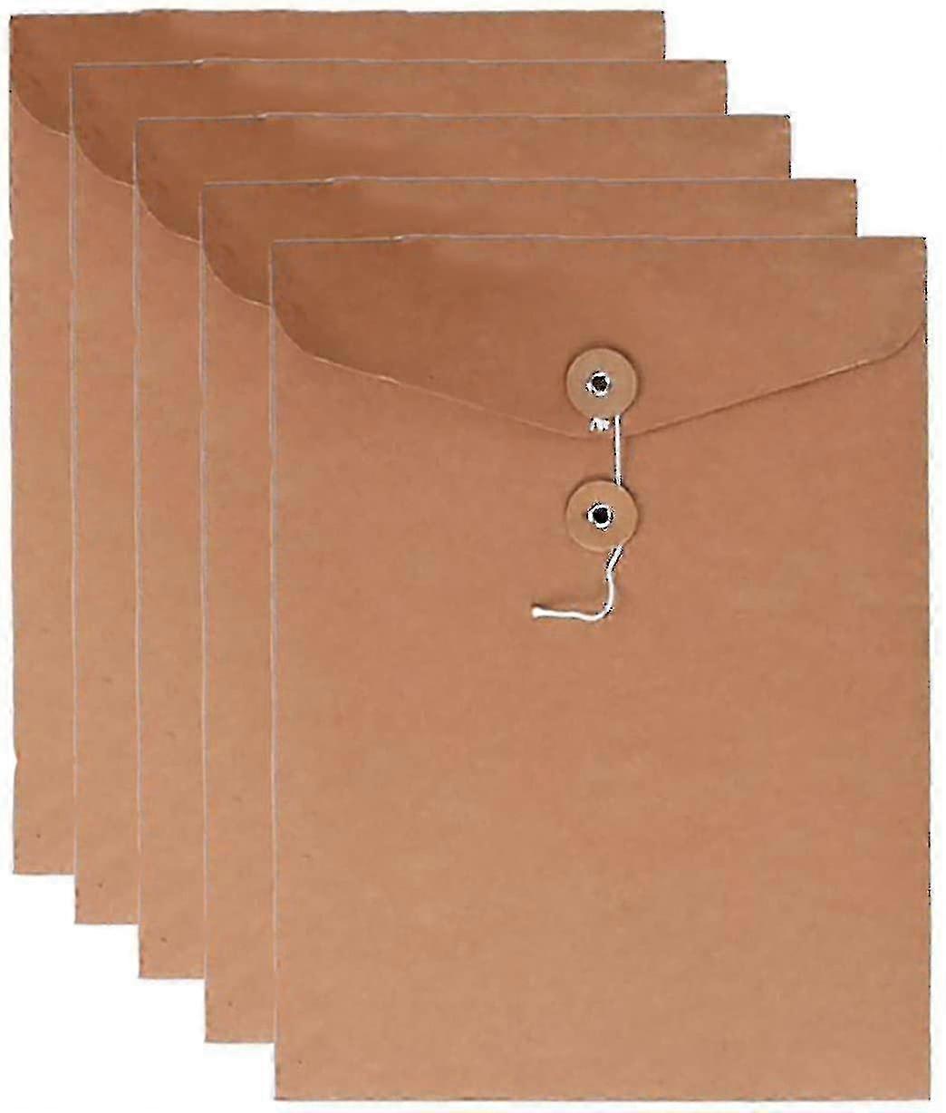 Kraft String File Folder Filing Envelope Project File Jacket Document Letter Organizer Flat-no Expan-Good SZRH A-B