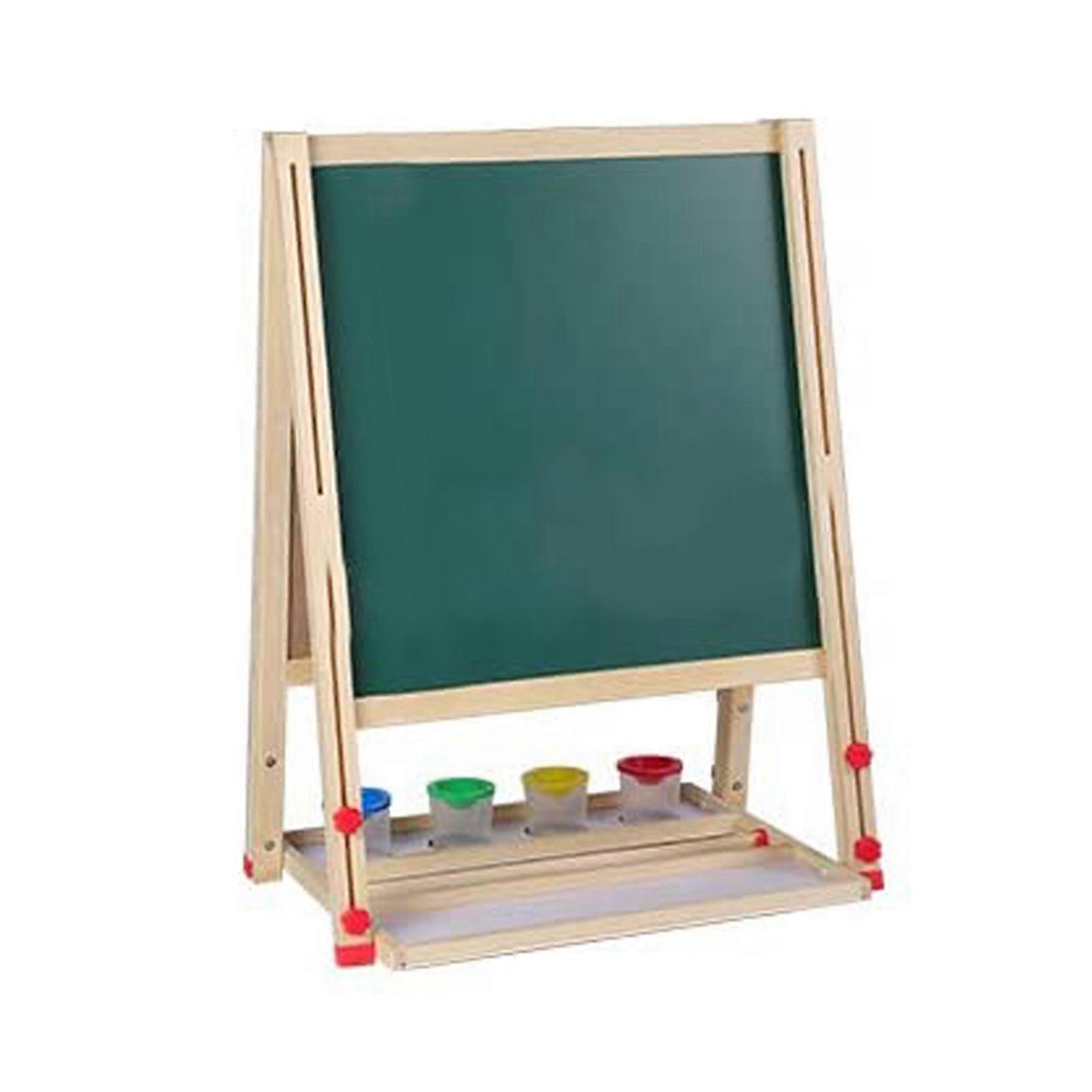 AllinOne Wooden Kid's Art Easel with Paper Roll Painting Accessories 55x55x136CM