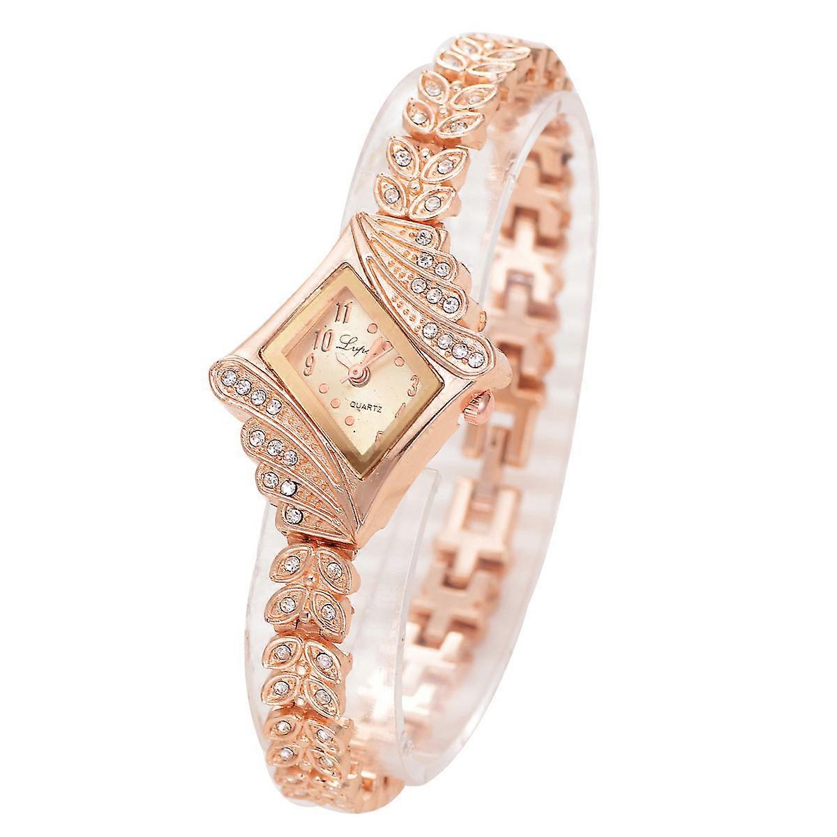 Fashion Women's Quartz Watch with Rose Gold Color for Wearing Use and Durable Long Time