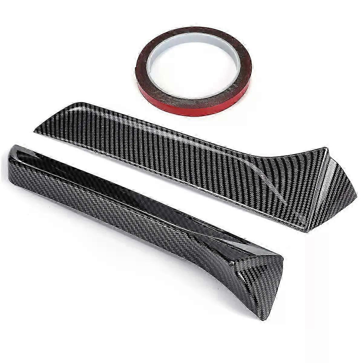 Fit For SEAT LEON 5F FR (5Door) 2013- Rear Window Side Roof Spoiler Rear Trunk Diffuser Canards Spoiler