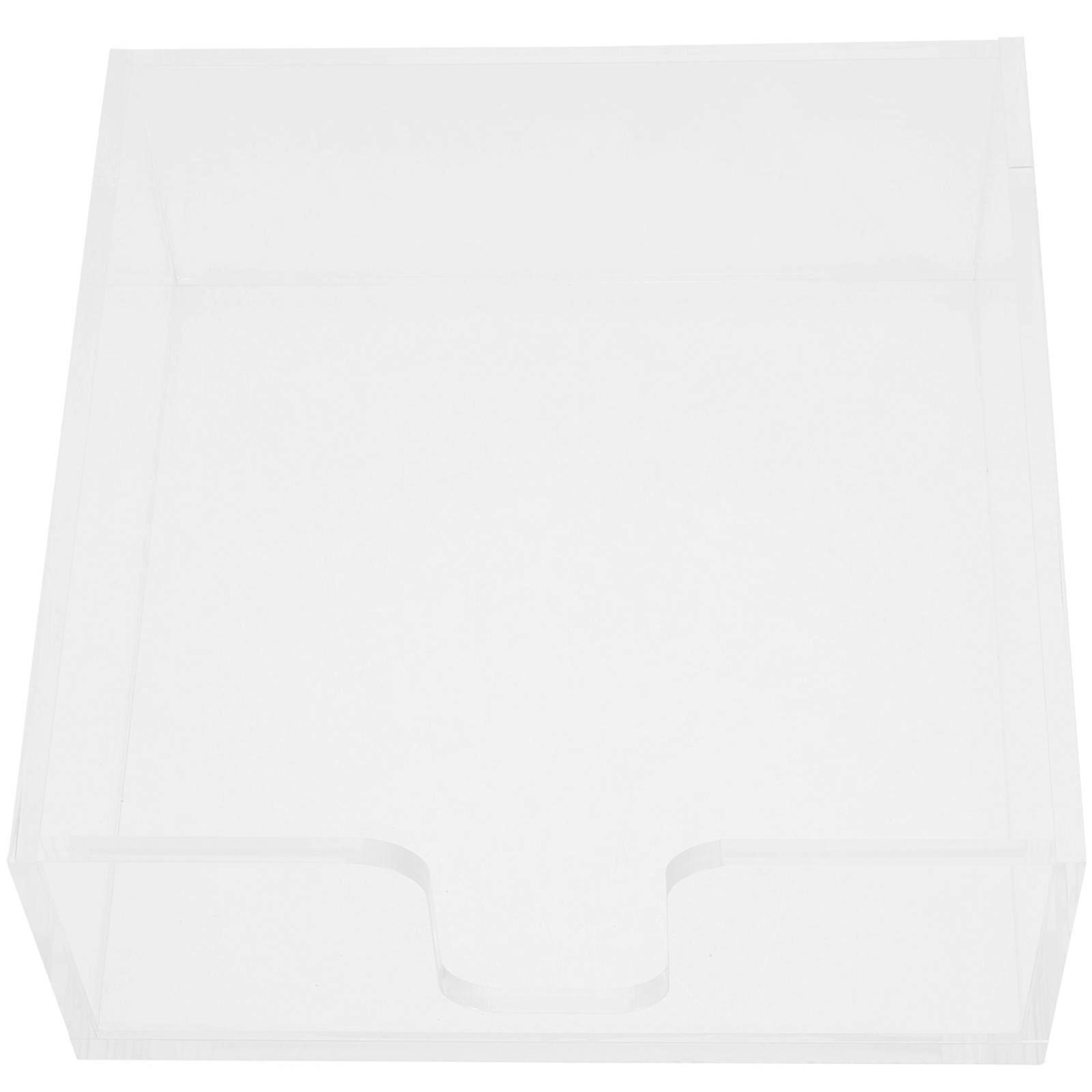Transparent Acrylic Napkin Holder with Stable Base for Parties and Banquets 1 Piece
