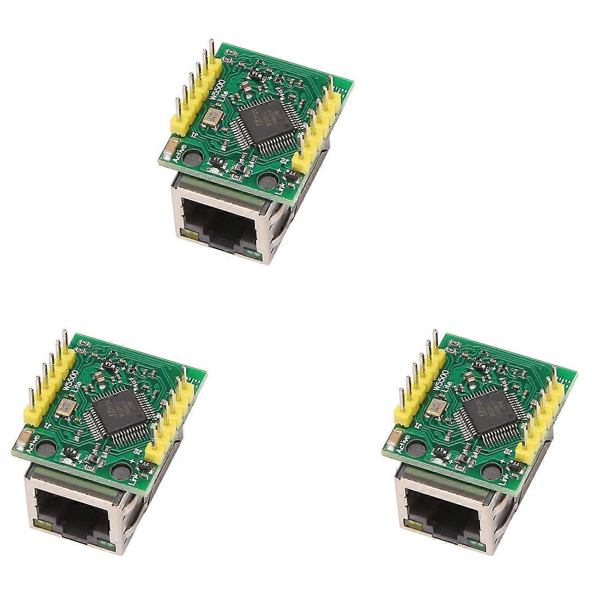3X W5500 Ethernet Network Module SPI Interface Ethernet/IP Protocol Compatible WIZ820Io
