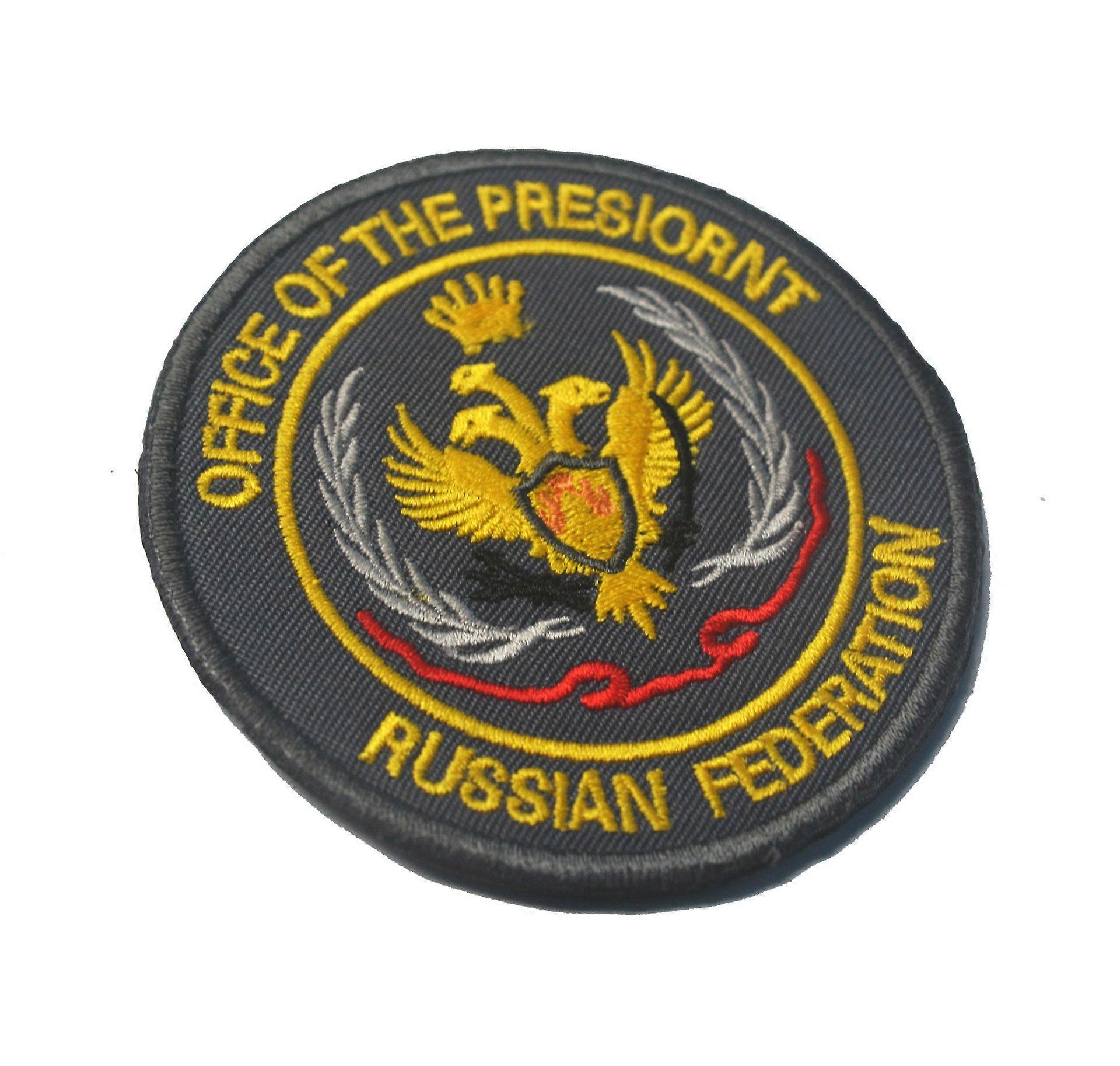 Moral Patch With Fastener And Embroidered US Card The Russian Federation