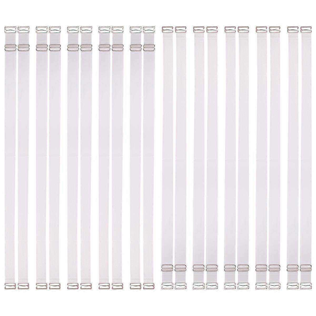 Ladies Lingerie Straps Invisible Shoulder Strap Plastic Material Comfortable Dress Wearing 10Pair