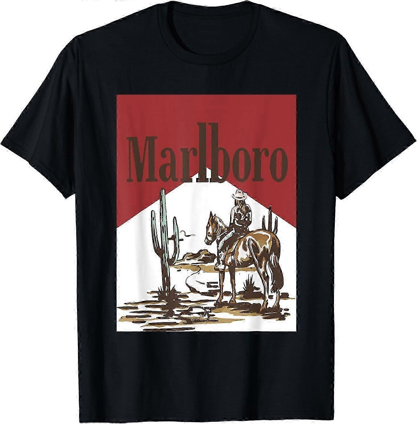 Vintage Marlboro Cowboy Wild West Cowboy Rodeo Country Music T-Shirthuefefe66 GILDAN