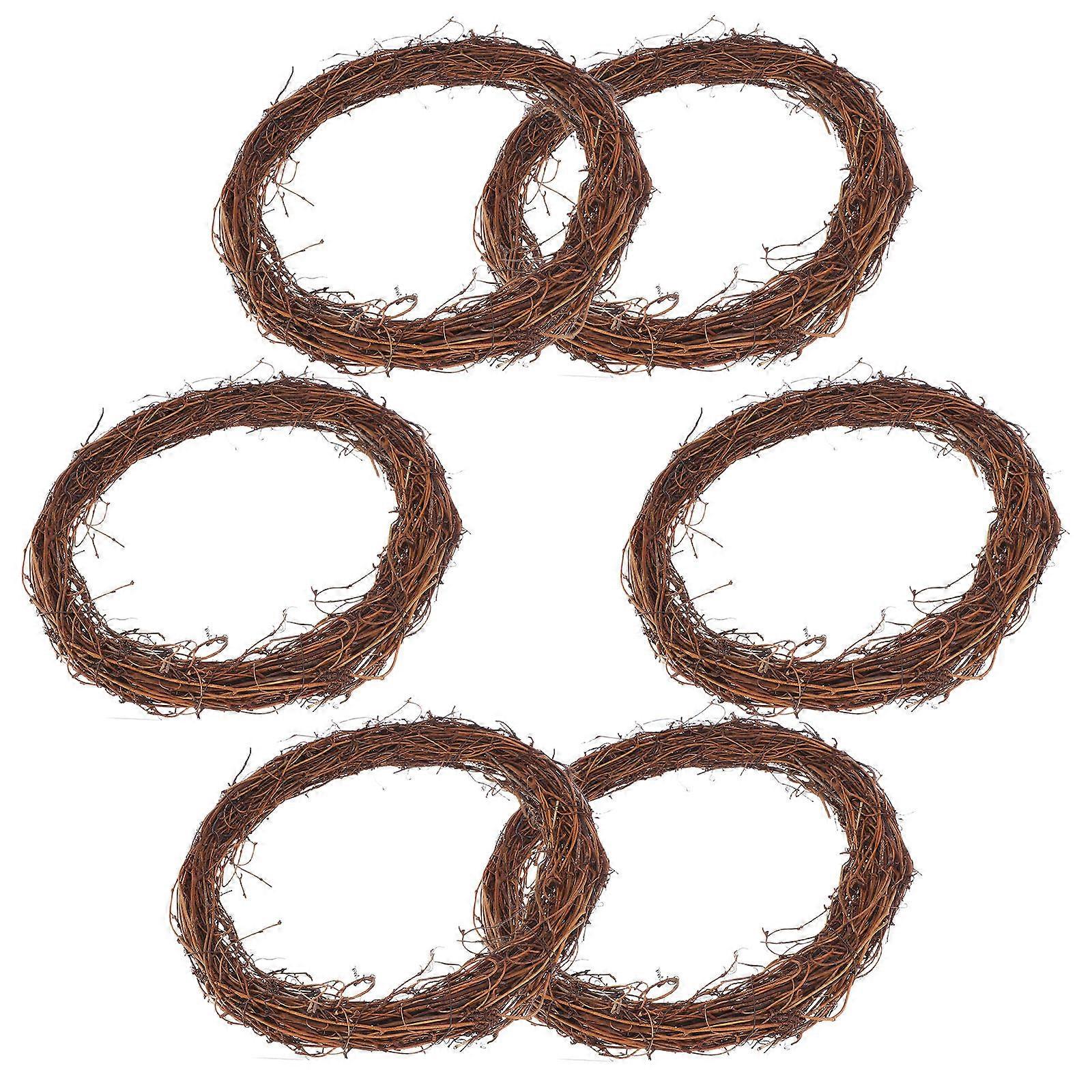 a refined and engaging product description for your **6pcs Natural Rattan Wreath Forms**:
πΏ **6pcs Natural Rattan Wreath Forms β DIY Christmas