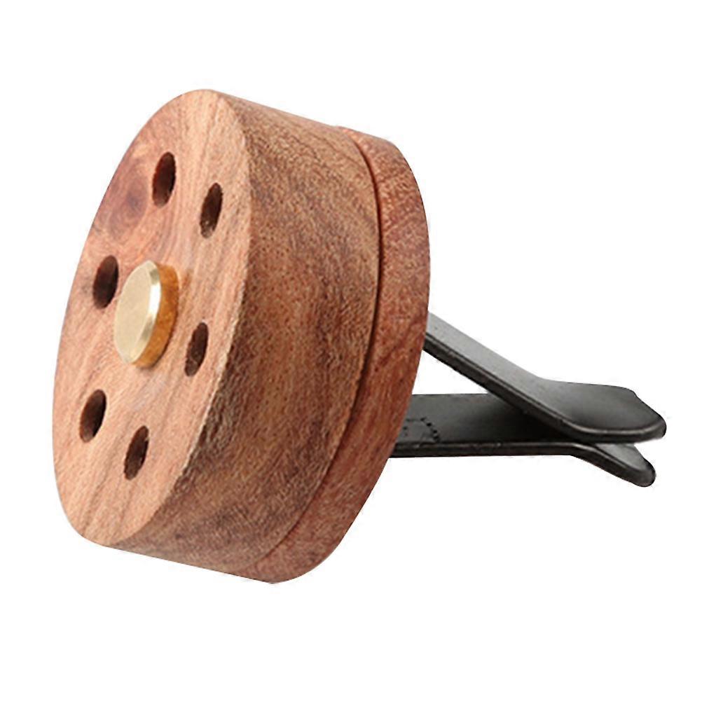 Light Brown Wood Car Refresher 1Pack Incense Diffusion Accessory For Car Owners Office Use