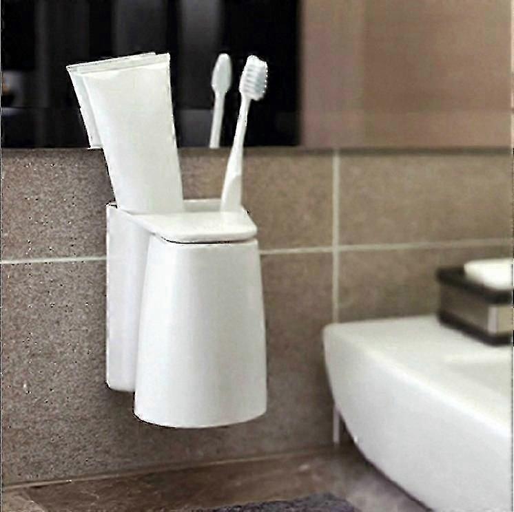 Toothbrush Organizer for Wall Mounting Brush Storage Solution