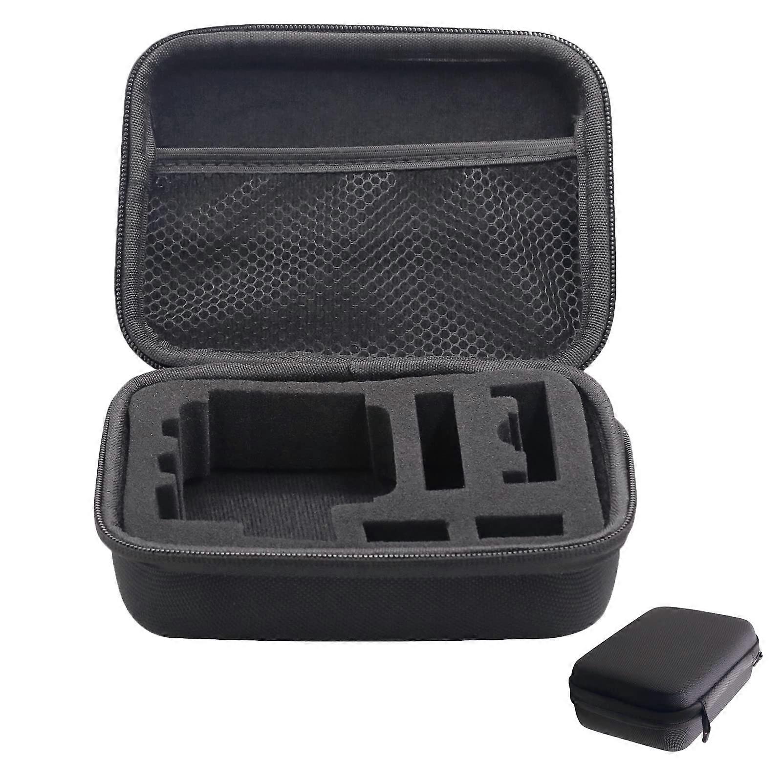 Camera Accessory Bag for Action Camera - Portable Protective Case Compatible with GoPro Hero 10 9 8 7 6 5 4 3 2, Black