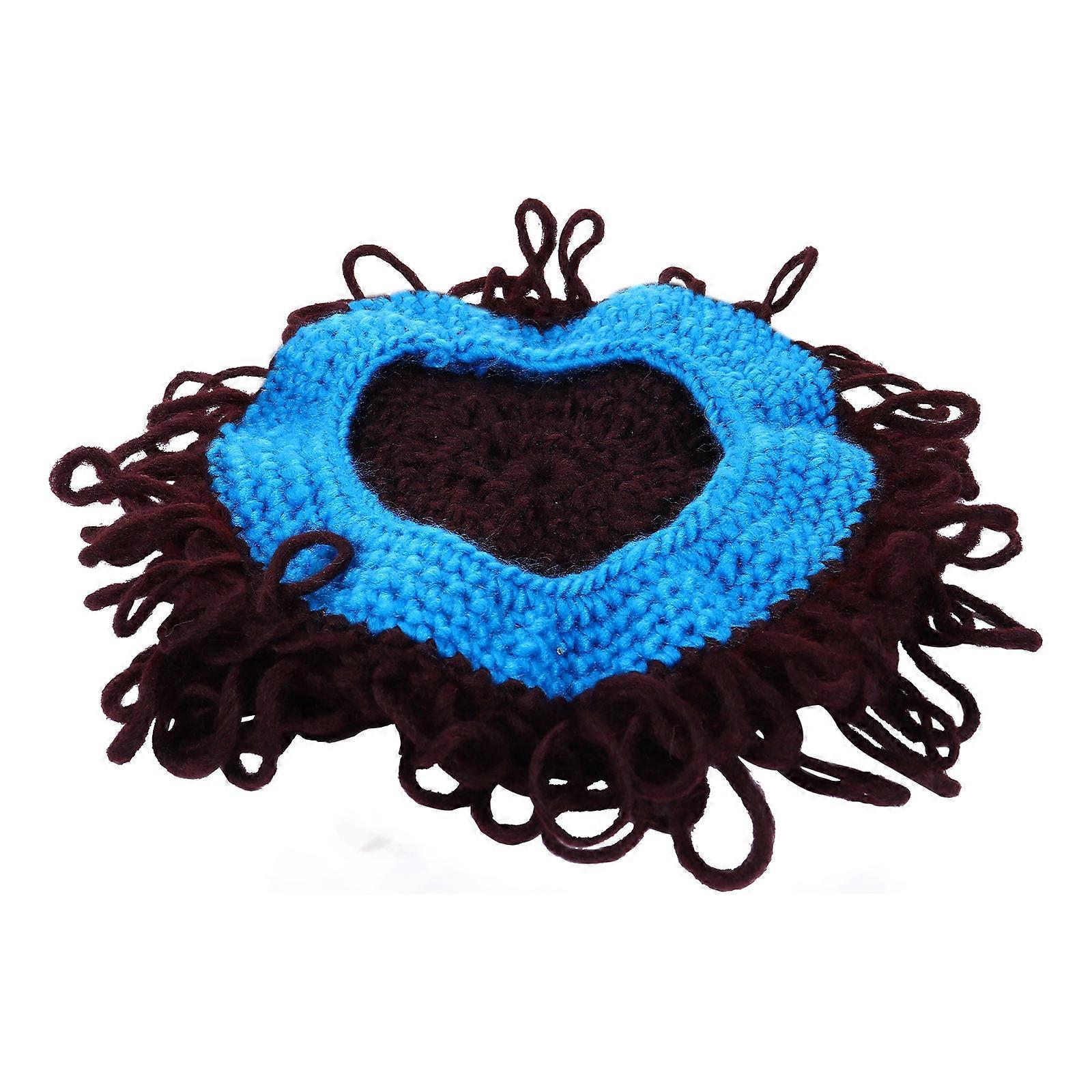 Handmade Knitted Wig Hat for Daily Wear & Cold Weather – Cozy, Stylish & Functional Photography Prop