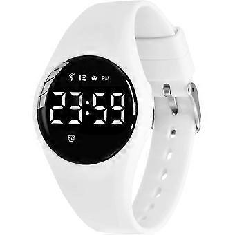 Kinderuhr, Digitaluhr für Jungen Mädchen, Sportuhr mit Fitness-Tracker, Wecker, Stoppuhr, 