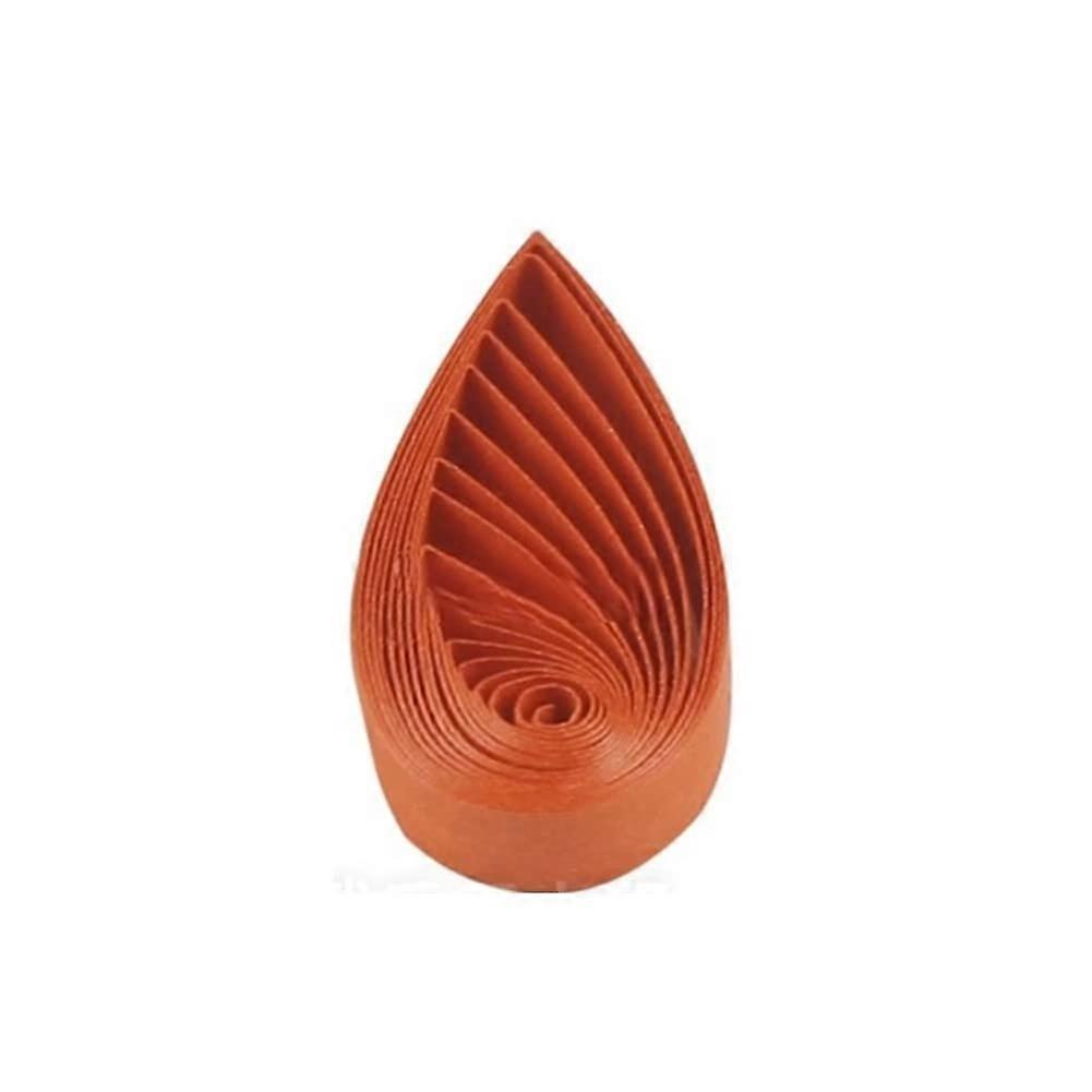 Quilling Strips 5mm Solid Color Paper for DIY Crafts, Origami, and Quilling Projects - Orange Red