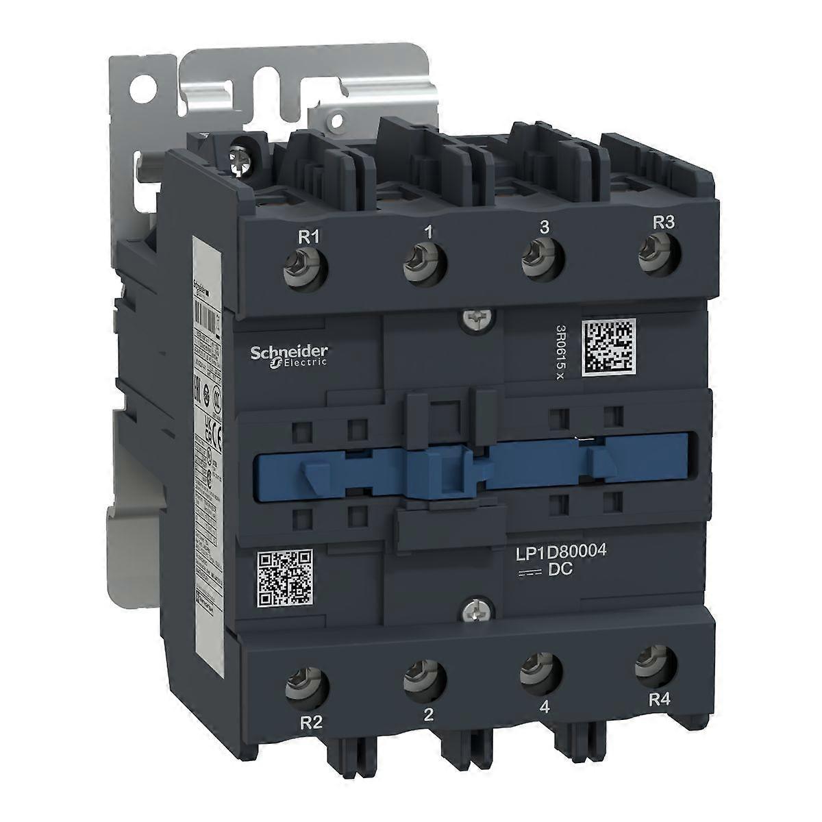 Schneider Contactor 24v Dc Coil 125a 4no 4-pole Tesys D Lp1d80004bw
