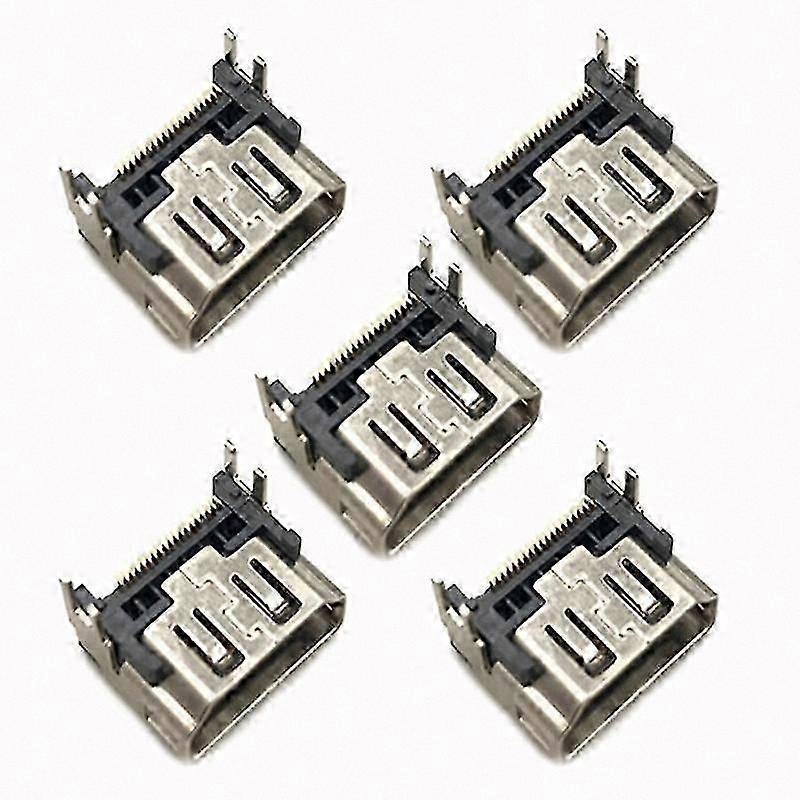 5-Pack HDMI Port Socket Jack Connectors for P5 Console Replacement Parts
